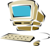 Old Computer Clip Art